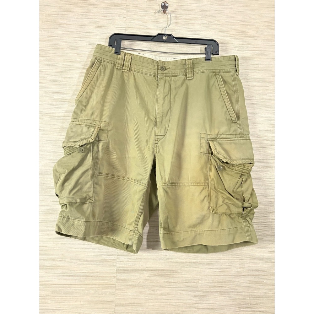 Polo Ralph Lauren Classic Polo Chino Cargo Shorts Mens 36 Olive Green Utility